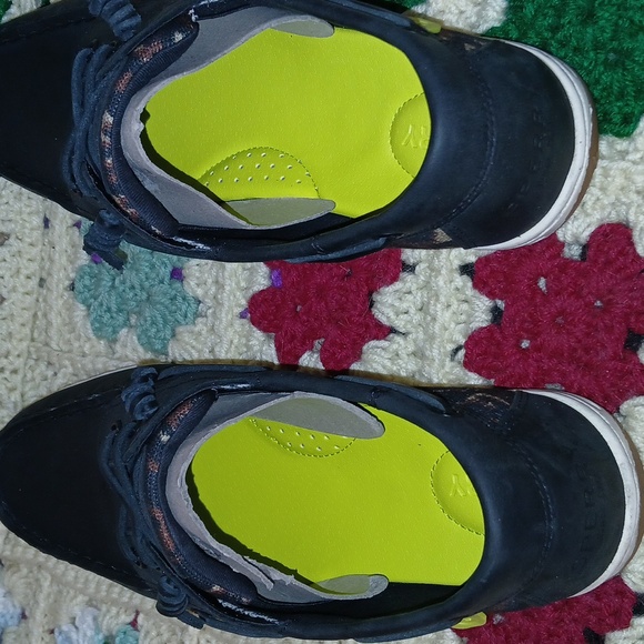 Sperry Songfish Leather Animal Black - Picture 4 of 9